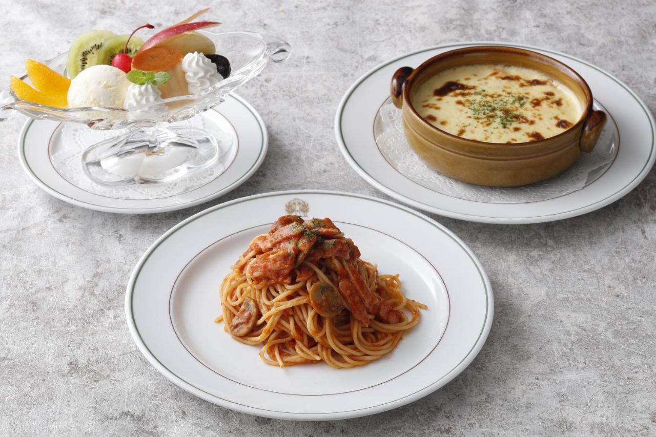 Hotel New Grand Yokohama  Ngoại thất bức ảnh A typical Italian-style set meal